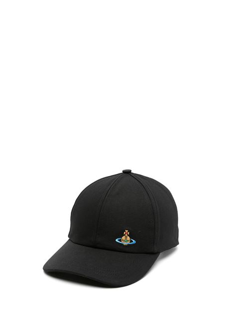 orb baseball cap unisex black VIVIENNE WESTWOOD | 81020019-W00DD-N401